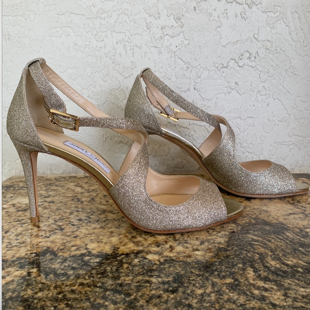 Jimmy Choo Emily Strappy Sandal, 3.75" heel - Size EU 42